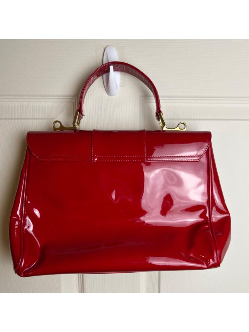 Massimo Zardi Italian Patent Leather Bag - Picture 3 of 15